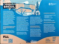 9-Maison du Brèsil  Création 1959 100 logements 20 nationalités