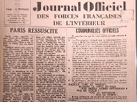 82  "Journal Officiel des Forces Françaises de l'Intérieur" n° 1 du 21 août 1944