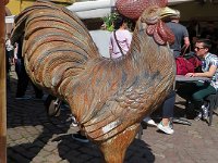 12  Le coq en bois...bien arrimé...