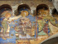 28  La visitation et l'Annonciation - Fresque XIII siècle - Chapelle Saint Michel