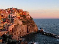 Manarola au soleil couchant