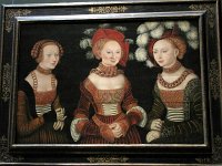 190  Lucas-Cranach-Les-princesses-Sibylla-Emilia-Sidonia